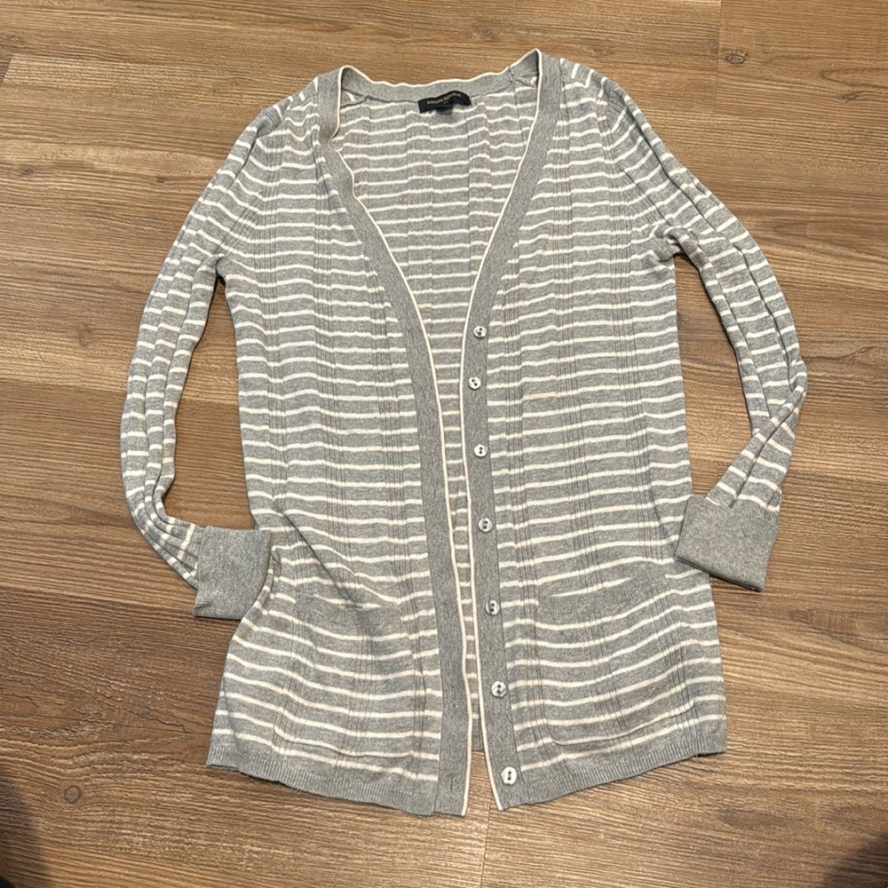 Striped cardigan size medium